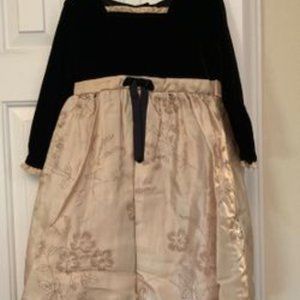 Black and gold girls dress size 4 by Joan MICHELLE